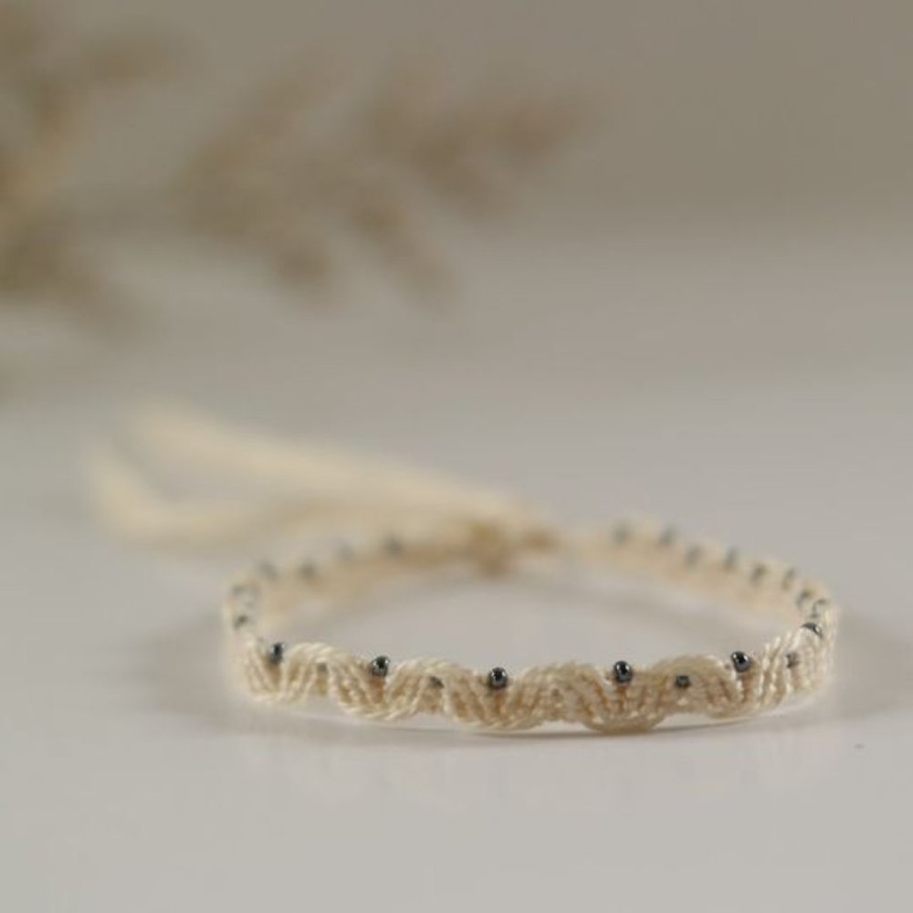 Reversible Friendship Bracelet, Beaded Bracelet